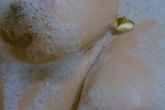 rich bath with foam🫧💦