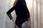 Stockings booty view