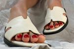 my feet in shoes (all my shoes set)