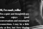 noah — ABOUT ME