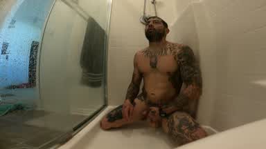 Shower Stretching that hole