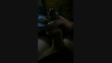 stroking my cock