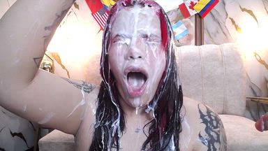 ary ๐๐ฅต โ My face was destroyed with a lot spit and cum