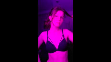 playing with my underwear for fans