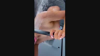 Naked in shower