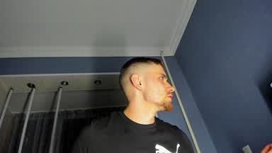 Sh-g sperm stan-g 💦 in a T-shirt 👕 c-se to cam📹