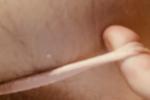 Buttthole with pink thong