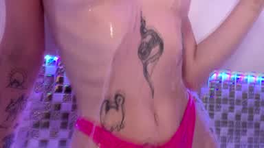 Wet sexy body