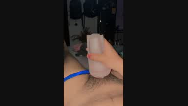 Rain cum in my toy