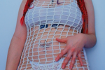 White mesh and nipples 🤍