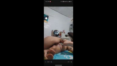 trying to put dildo on my asshole