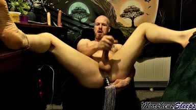 FUCKED WITH FLOGGER HANDLE!