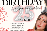alisha — Come celebrate my birthday♥