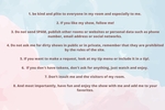 My Rules