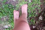 My sexy feet in nature
