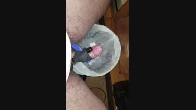 Hands free orgasm with vibrator