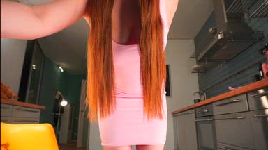Dancing in  dress