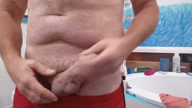 Me stroking