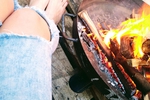 15 Pics / I warm my feet by the fire 🔥🍵