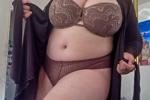 Leila Strips from Robe