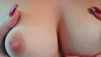 Nipple play close up