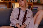 elen 💗 — glasses on tie undone