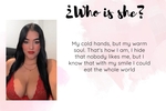 ¿Who is she?