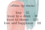 Offline Tip Menu