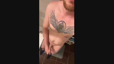 Jerking my fat cock