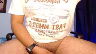 Great show of cum in my belly