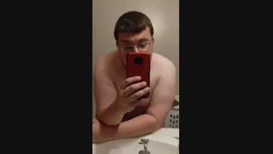 Dirty Talking Bathroom Cum