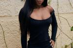 Tiny black dress..