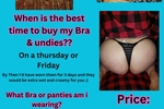 Selling Bra and Undies <3