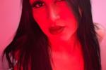 🌹 Wrapped in lace, glowing in red.