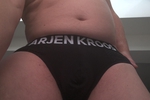 Black jock strap