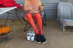 lustyheather — Heather in Red Stockings