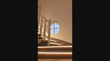 Climbing the stairs, seen from behind😏