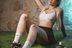 a sensual sporty girl
