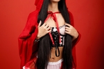 LittleRed Riding Hood is looking for a hungry wolf