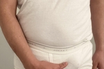Son horny in his dads underwear again