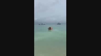 Hey the beach is kind of inviting