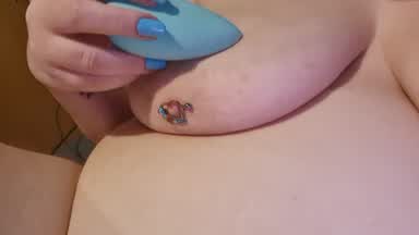 Belly tits and pussy play