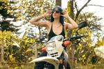 Motorcycle girl