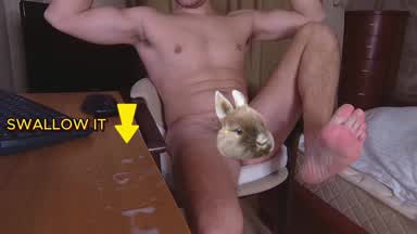 Cum on my table
