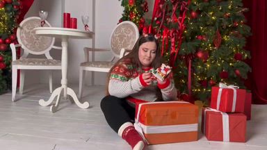 Reindeer cosplay for Christmas