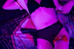 Nurse Costume Pink Lighting