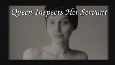 Queen Inspects Her Servant