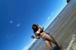 At the sea
