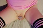 Caged sissy