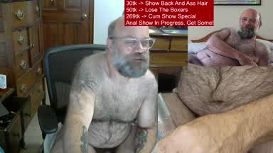 hairydaddybear69 โ Hot anal fucking show